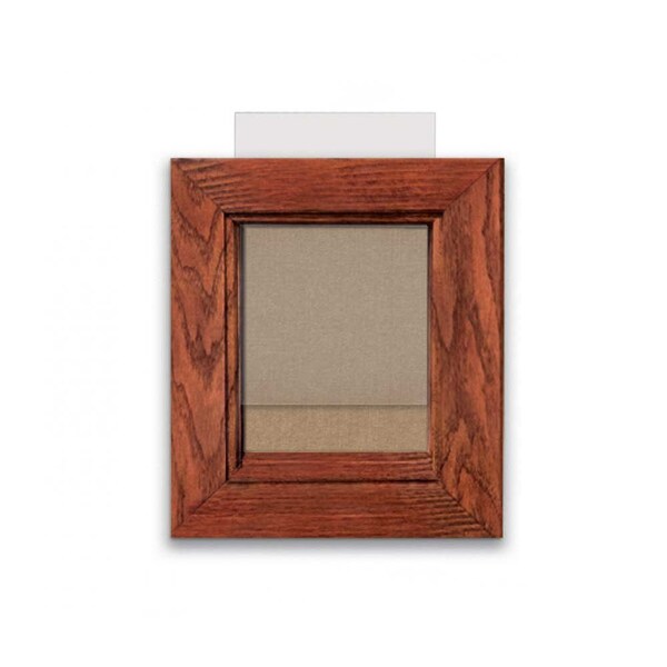 Outdoor Enclosed Combo Board, 48"x36", Bronze Frame/Green & Cloud